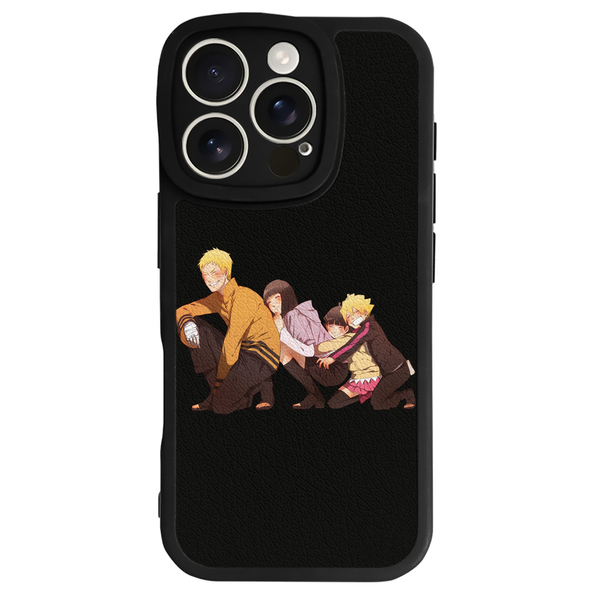 （画像用） NARUTO -ナルト- うずまき ナルト Uzumaki Naruto 【iPhone 16シリーズ対応】シリコンスマホケース（レザー調） 材質：シリコン